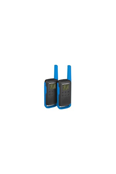 Motorola Statie radio PMR portabila TalkAbout T62, 16 ch, 121 coduri, 8 km, Acumulator, Albastru