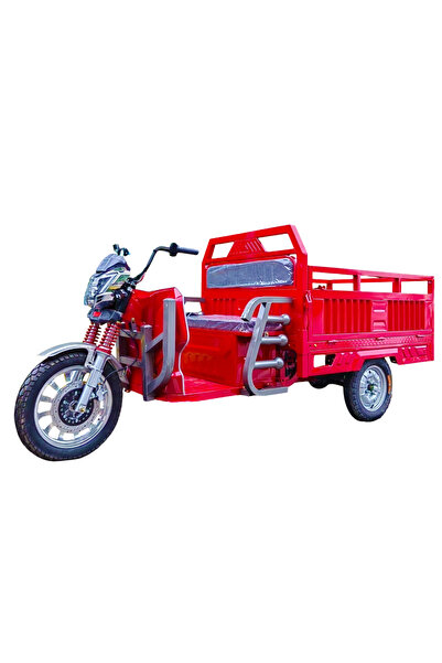 Wertcraft Triciclu electric cargo ,1500 W, Fara permis, 25km/h, Rosu