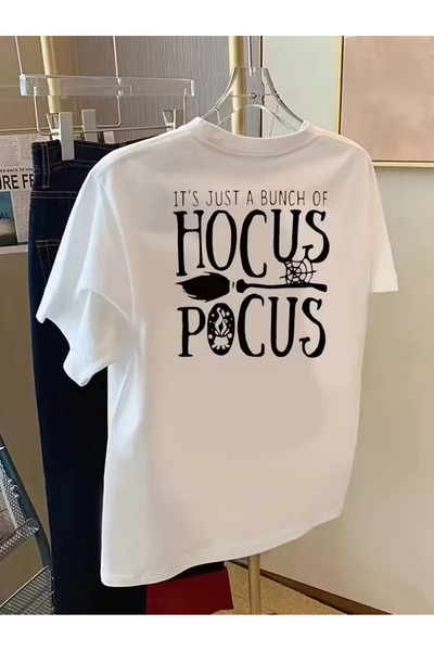 ACTIVE MODA Halloween Printed T-Shirt Oversize Large Size 1. Grade Quality Fabric