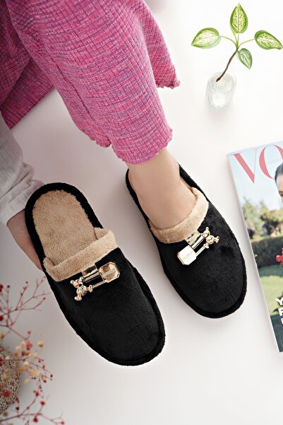 Modafırsat Γυναικείες παντόφλες εσωτερικού χώρου, βελούδινες που πλένονται, με επένδυση από μαλλί, παντόφλες από γούνα, πακέτο προσφοράς για επισκέπτες, παντόφλες νύφης