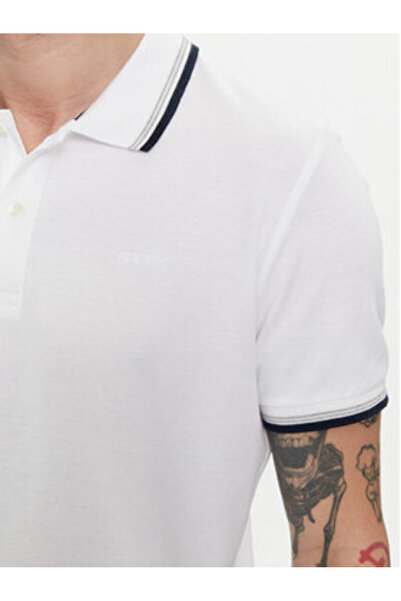 Geox Ανδρικό Πόλο M4510Q-T2649 Λευκό