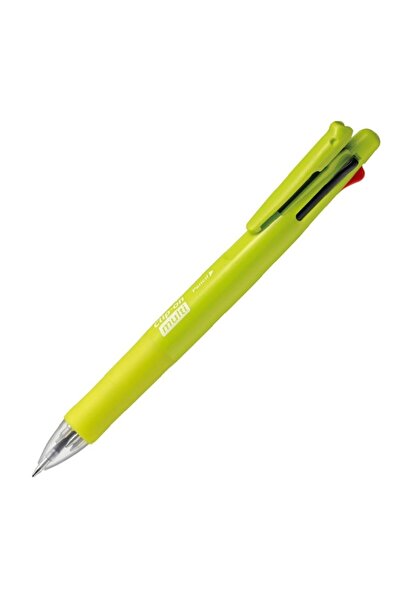 Zebra Clip-On Multi F Series 0.7 mm Ballpoint Pen/0.5 Pencil, Active Green Body (B4SA1-ACG)