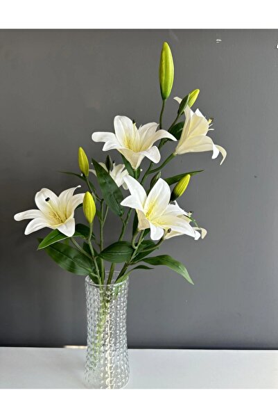 Ütopik çiçek Yapay Lilyum vazo çiçeği yapay Zambak çiçeği