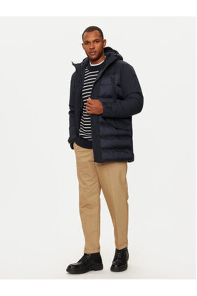 Geox Ανδρικό Χειμερινό Μπουφάν M4628K-TC188 Μπλε Σκούρο Μπλε