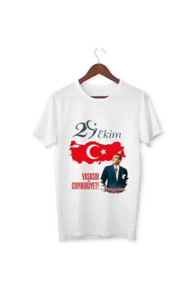 ALPŞAN TİCARET 29 octombrie, Ziua Republicii, tricou unisex pentru copii, fem...