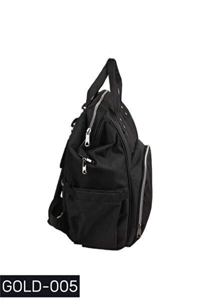 GOLDBAGS حقيبة ظهر نسائية متعددة الوظائف مصنوعة من قماش مقاوم للماء للأم والط...