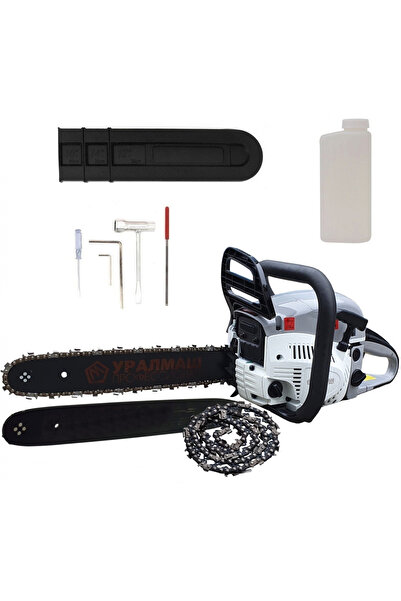 Wertcraft Drujbă de grădină Mega, 6 CP, 58 cmc, două lame de 40 cm, pas 0,325...