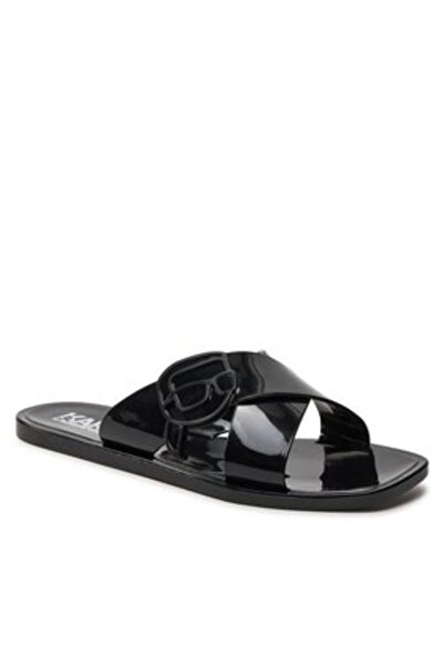 Karl Lagerfeld γυναικείες σαγιονάρες KL80004N μαύρες