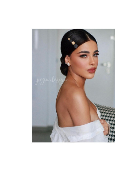 pegu baby collection مشبك شعر لامع مفرد بتصميم مجسم، للمدرسة، العمل، هدية، عي...