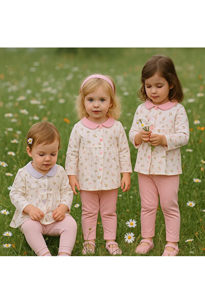 Baby Corner Çiçekli Kız bebek takım