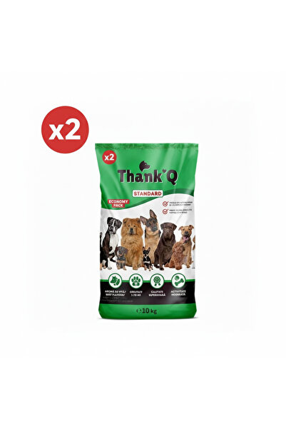 ThankQ X 2 Hrană uscată pentru câini cu aromă de vită, 10 kg
