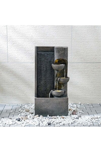 Danube Home نافورة ويسبر - نافورة مياه داخلية وخارجية عصرية للمنازل والمكاتب والحدائق، 39×22.5×75.5 سم