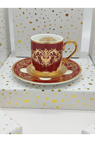 Generic Royal Red 12 Piece Limoges My Stlye Coffee Set