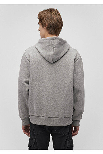 Mavi Ανδρικό φούτερ με φερμουάρ γκρι μελανζέ 066979-34686