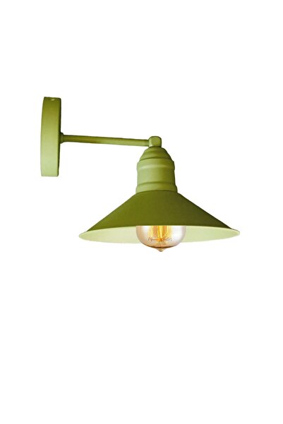 Genel Markalar RETRO RUSTİK MODERN TARZ SİYAH TURUNCU YEŞİL METAL CAFE KAFE YATAK ODASI MİMARİ DUVAR APLİK