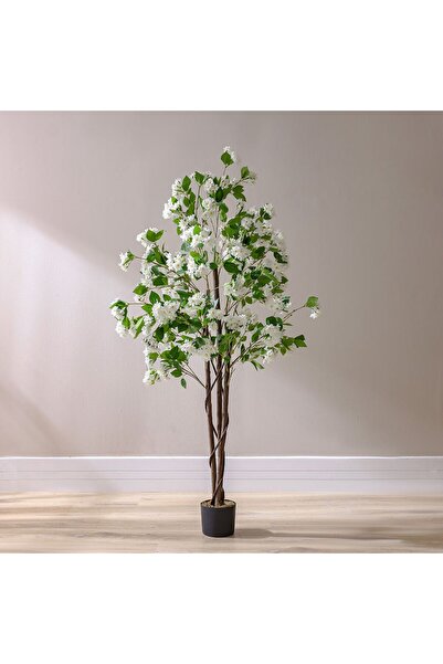 Danube Home شجرة أزهار صناعية مزهرة بطول 180 سم - عرض أنيق للزهور الصناعية لل...