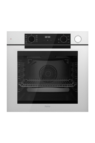 Ferre Steamart-Fryart-Sılentart Serisi Beyaz Set (SC406-WFA + QEP64CB +D064-SA) - Döküm Izgara / 65