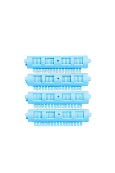 Doty Set Bigudiuri Curlish, 4 bucăți, albastru deschis, diametru 1 cm,