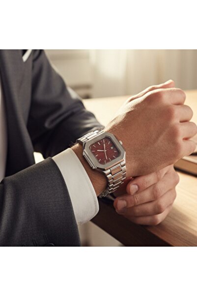 Neorney Şık Gösterişli Kare Kadran Spor Takvimli Erkek Kol Saati