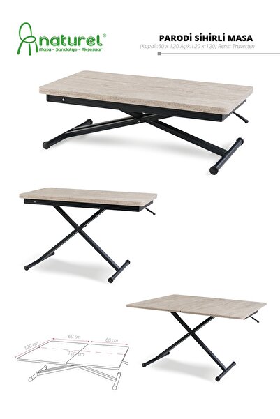 hc Naturell Masa & Sandalye & Aksesuar PARODİ AKILLI MASA