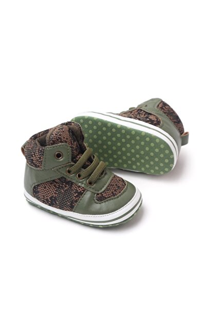 Bebelul Ghetute verzi cu insertii maro pentru bebelusi