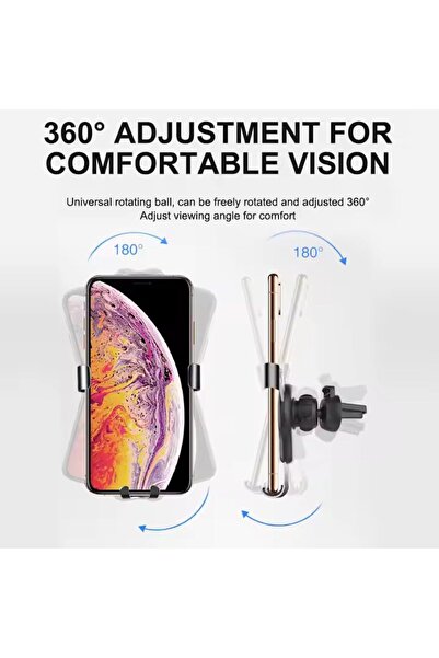 AutoFamily AUTO FAMILY Folding Car Phone Holder, Magnetic Phone Holder for Car,