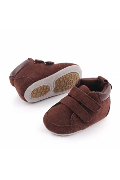 Superbaby Σκούρα καφέ σουέτ μποτάκια