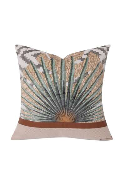 Caressa Pernă decorativă, Caressa, TL 062135, bumbac + poliester, multicoloră, 45 x 45 cm