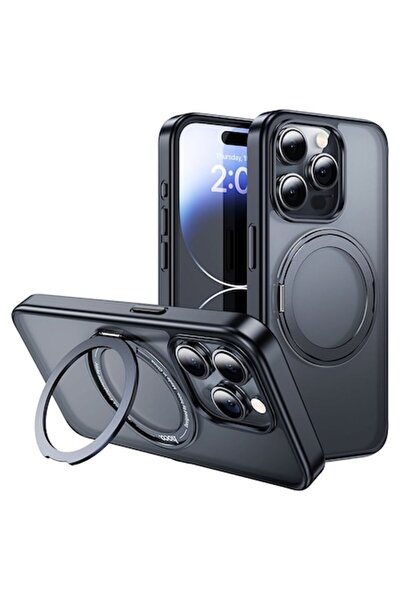Hoco Husa tip MagSafe compatibila cu Apple iPhone 15 Pro, Hoco, Cu inel de pr...