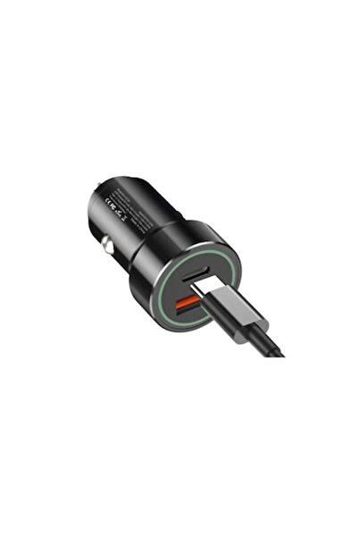 Xo Încărcător auto TZ11, USB/USB-C, încărcare rapidă 3.0, alimentare 20W, cablu USB-C/Lightning inclus
