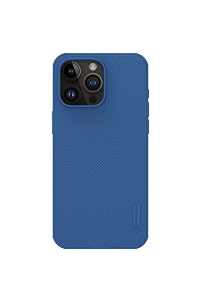 Nillkin Carcasă Frosted Shield Pro compatibilă cu iPhone 15 Pro Max, albastră