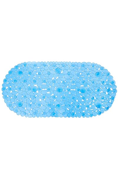 AWD Covoraș de baie cu ventuze 02090813, albastru, 69 x 39 cm