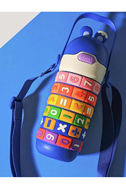 ED Steel Flask 430 ml with Straw and Neck Strap