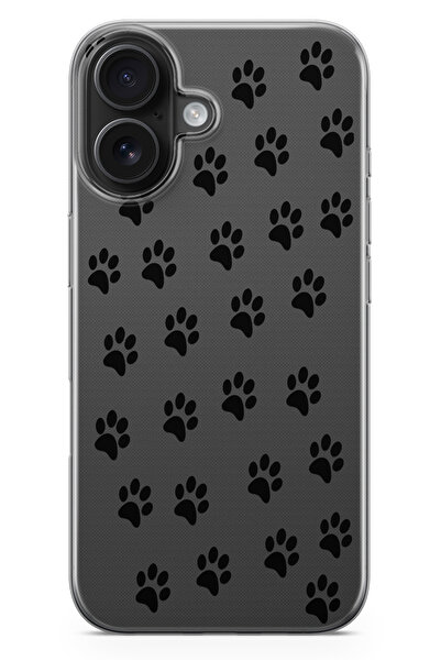 moonset Iphone 17 Uyumlu Pati Tasarımlı Baskılı Şeffaf Telefon Kılıfı