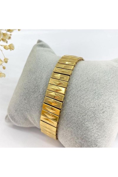 Bianı Tasarım Yeni Sezon Nomi Çelik Gold Bileklik