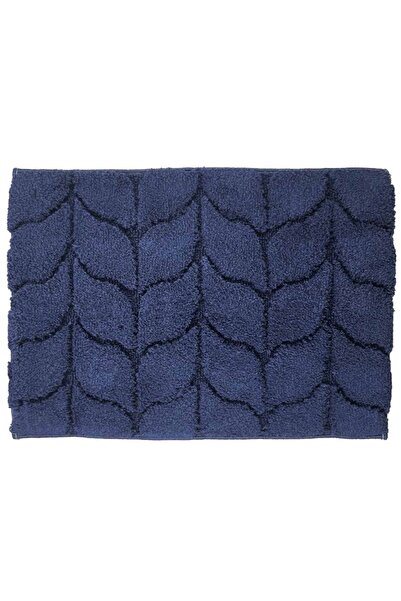 SANIPLAST Πατάκι μπάνιου Treccia, αντιολισθητικό, μπλε Τζιν , 40 x 60 εκ.