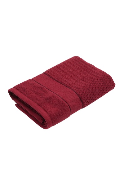 Caressa Bath Towel Caressa, cotton, burgundy, 70 x 130 cm, 600 g/m²