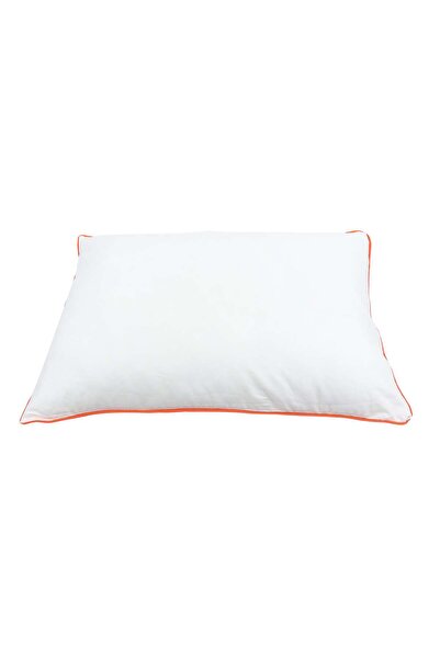 Caressa Perna pentru dormit Caressa, cu snur, fibra siliconica + bumbac, alb, 50 x 70 cm