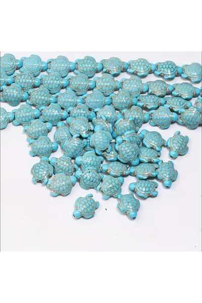 yiğit aksesuar 5 bucăți de culoare albastră, mărgele de broasca țestoasă, pen...