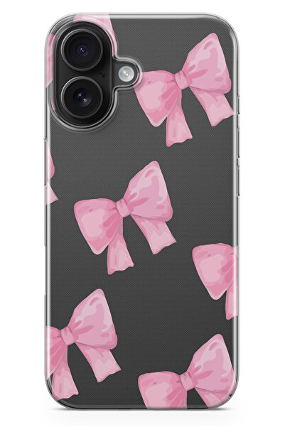 moonset Iphone 17 Uyumlu Fiyonklar Tasarımlı Baskılı Şeffaf Telefon Kılıfı