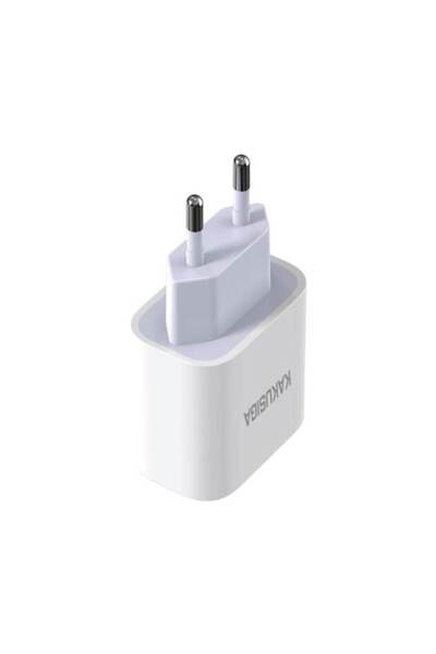 KAKUSİGA Adaptor priza, Fast Charging, USB-C, cu Power Delivery 20W, 3A, Alb (KSC-500)