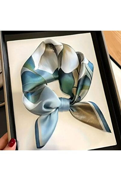 Dgt Luxury زهرة اللوتس، خفيفة، حماية من الشمس، مقاومة للرياح، مطبوعة على الجانبين، وشاح، 70×70