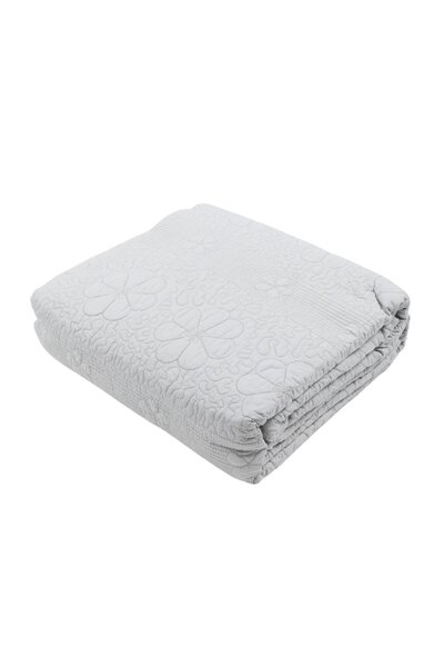 Caressa Cuvertura pat 1728, bumbac, gri, 230 x 250 cm