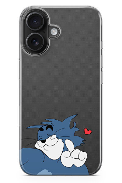 moonset Iphone 17 Uyumlu Tom Tasarımlı Baskılı Şeffaf Telefon Kılıfı