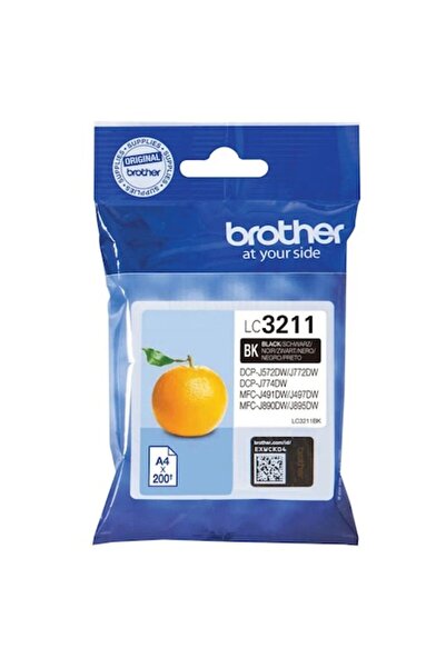 Brother LC-3211BK Original Ink Cartridge Black 200 Pages