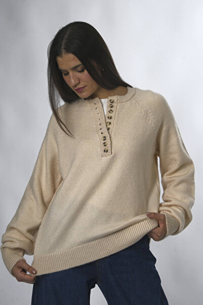 ABBRA Pulover cu nasturi pentru femei