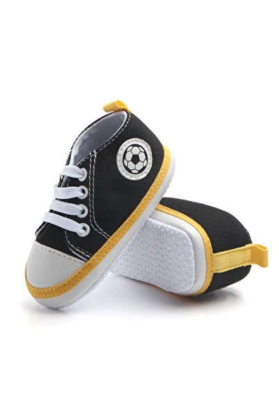 Bebelul Black sneakers for babies - Football