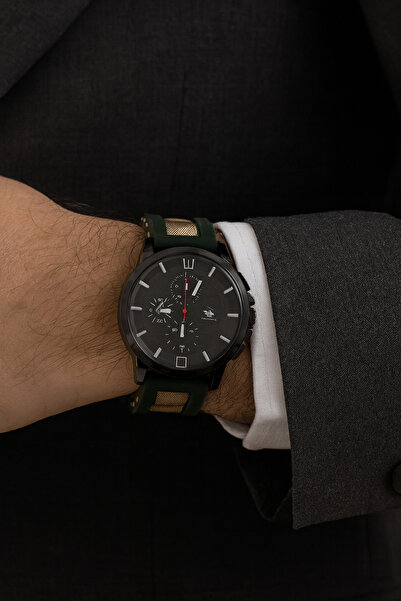 G Sport POLO Silicone Casual Comfortable Cord Men's Wristwatch (Fits Any Wrist)