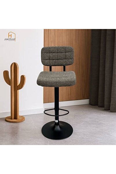 Al Saadah Home كرسي بار - بني - 37 × 41 × 106 سم