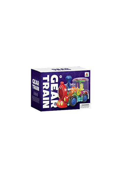 OEM Interactive Transparent Locomotive Toy with Lights and Sounds, 3+ Years